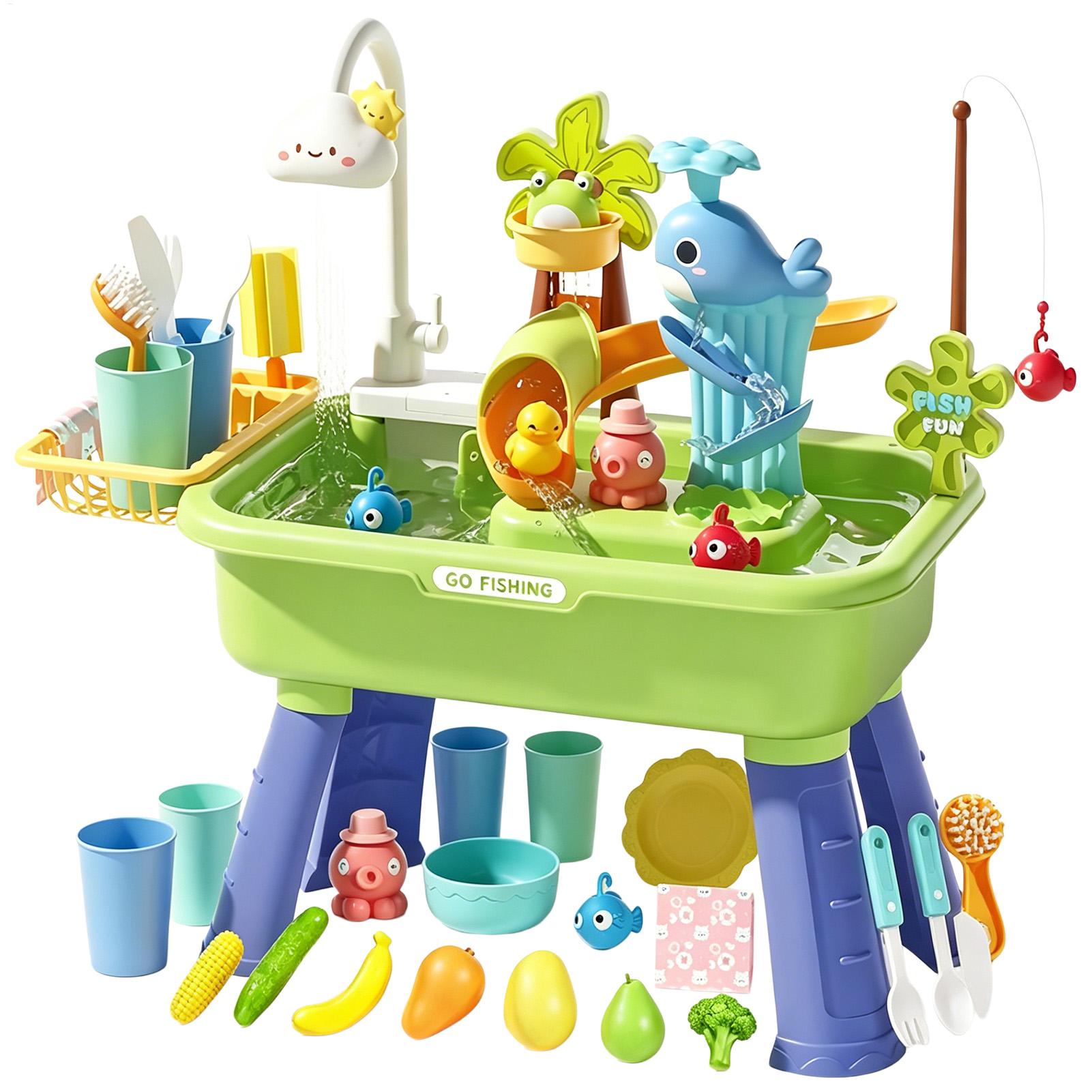 Kids Outdoor Water Play Table - Детский водный стол с насосом, сенсорный