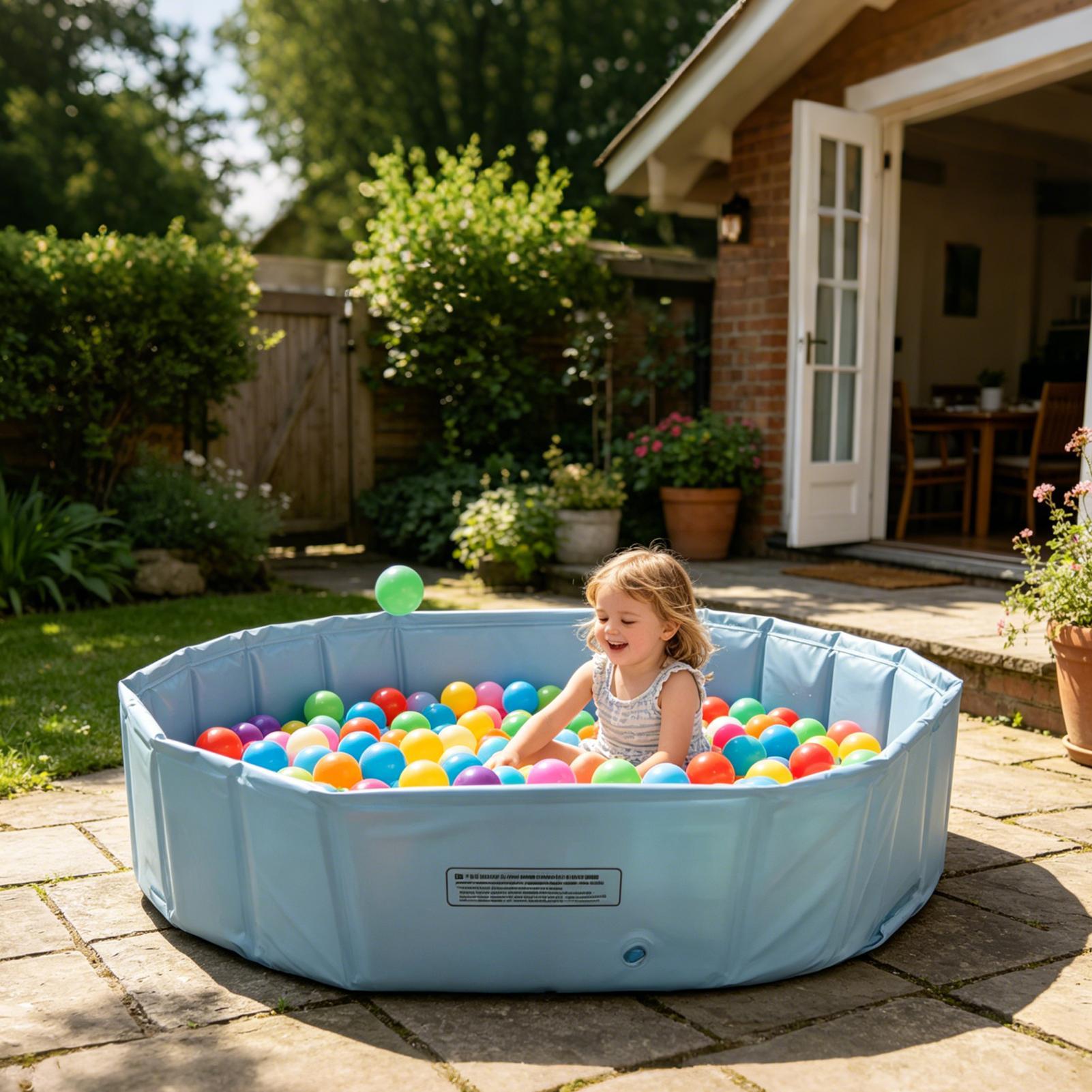 Kids Outdoor Play Yard - Складной уличный бассейн для домашних животных,