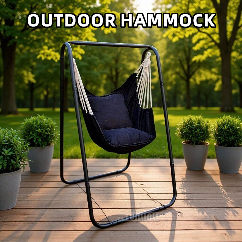 Kids Outdoor Hanging Chair - Подвесное кресло-гамак на подставке, простая установка,