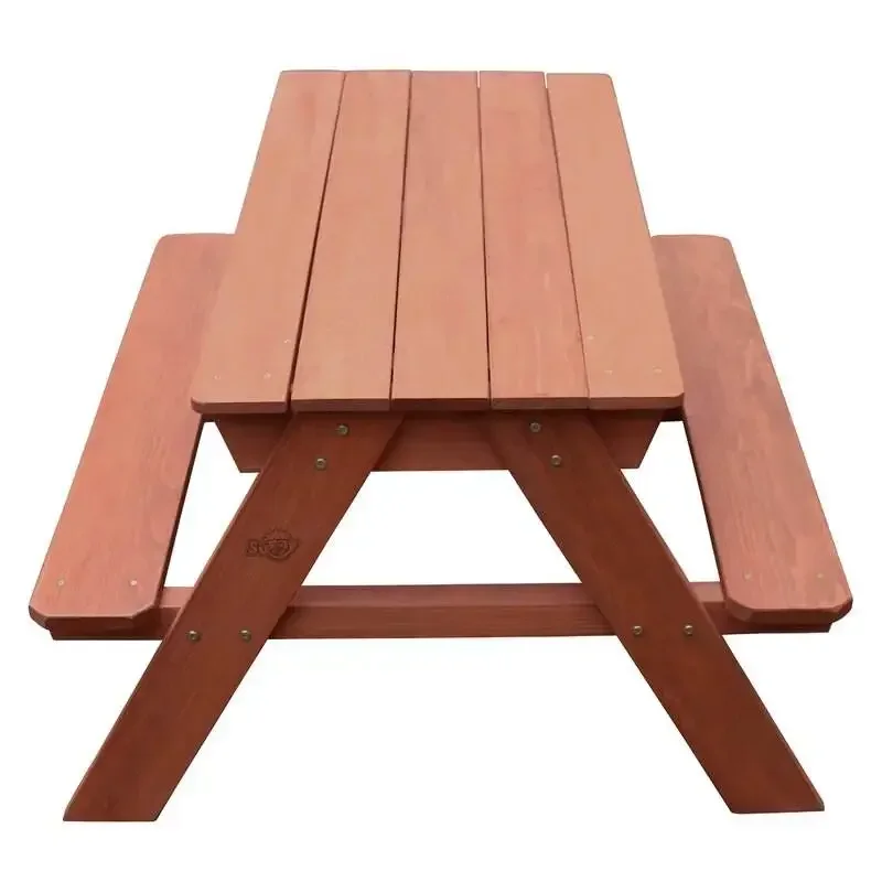 Kids Outdoor Bench - -Деревянная скамейка для пикника на открытом