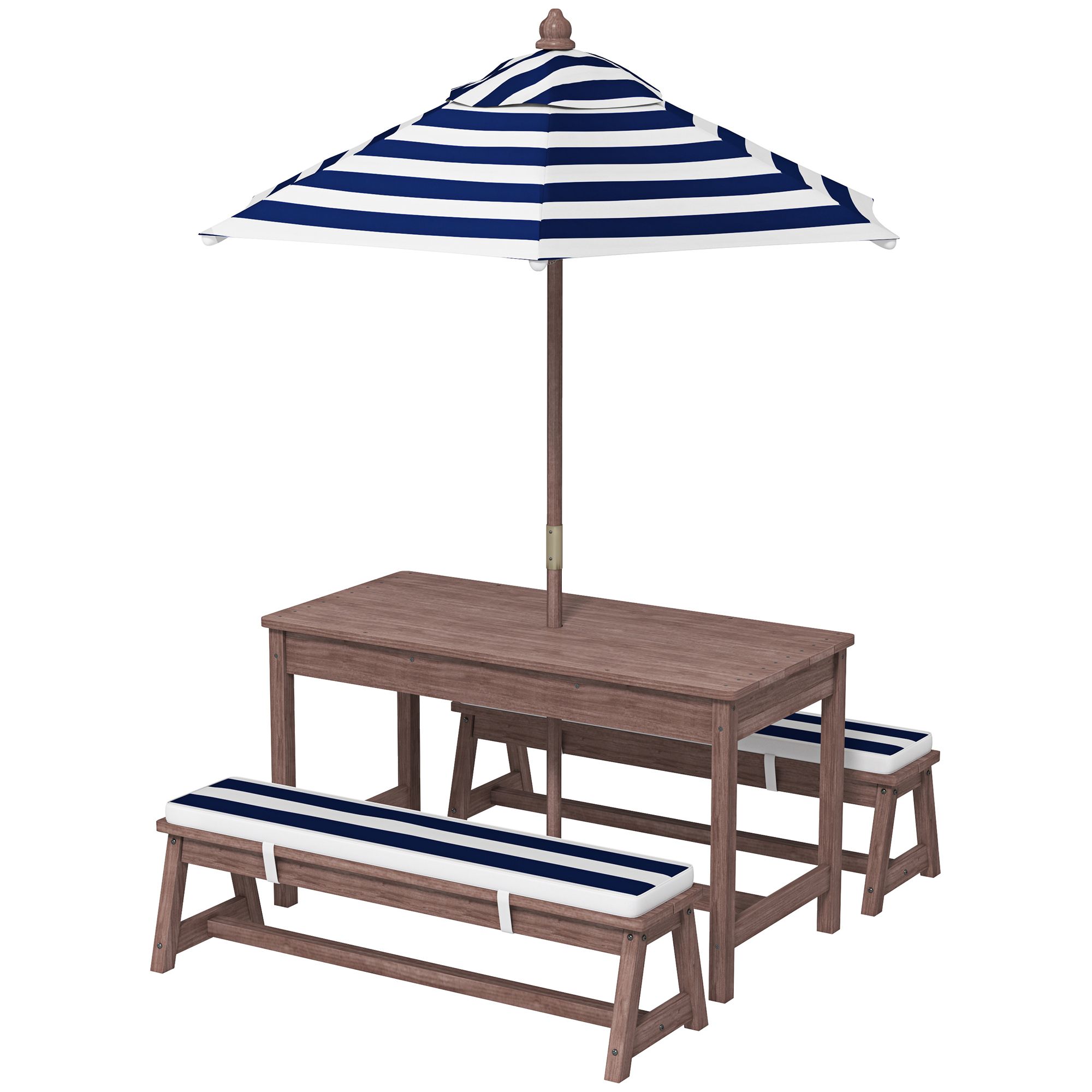Kids Outdoor Bench - Детский деревянный стол для пикника с