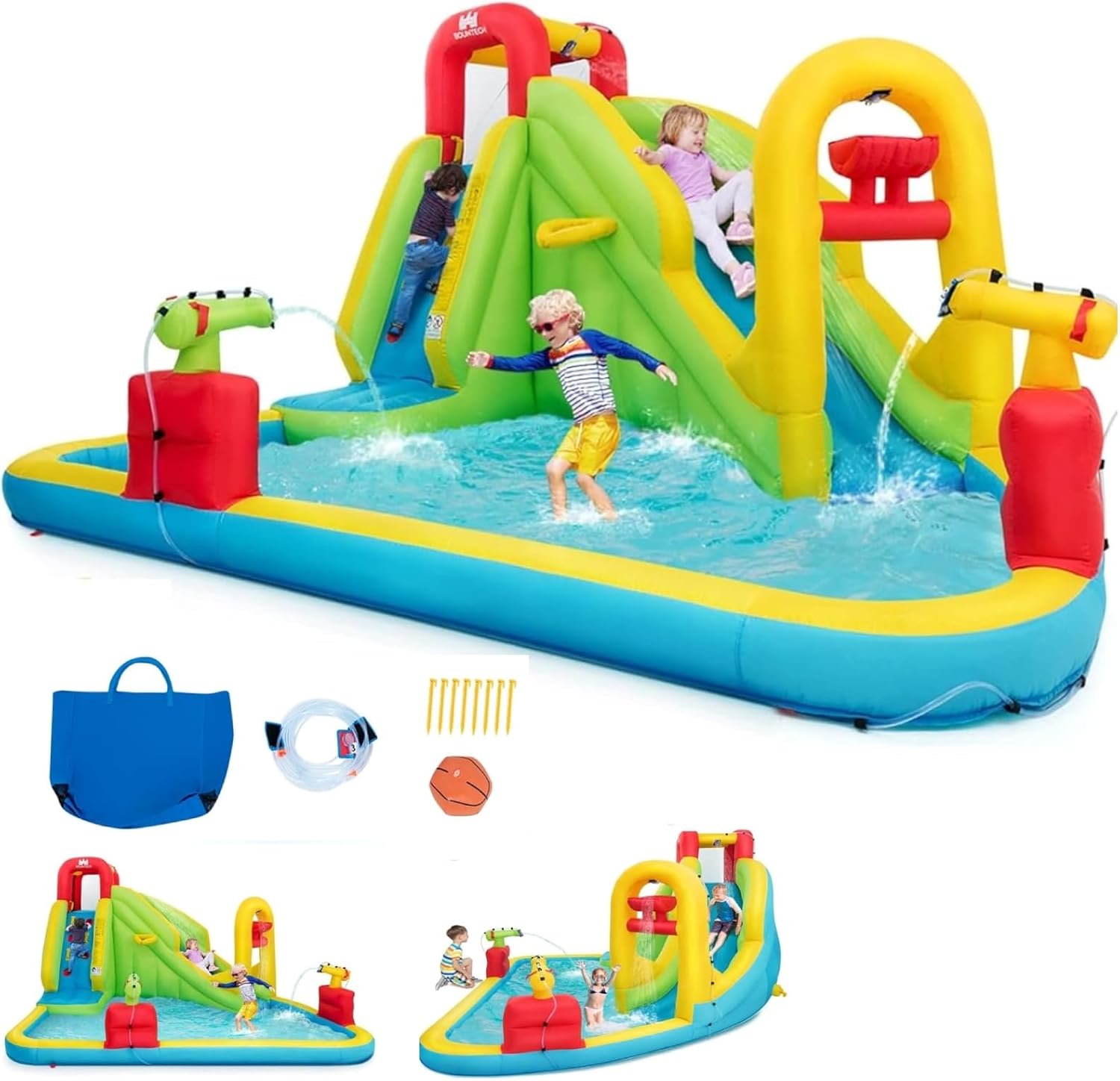 Kids Outdoor Water Slide - Надувной аквапарк-батут для детей - надувная