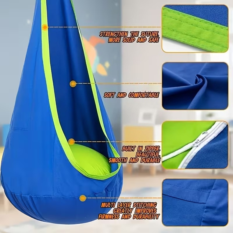 Kids Outdoor Hanging Chair - Детское подвесное кресло-качели для дома и