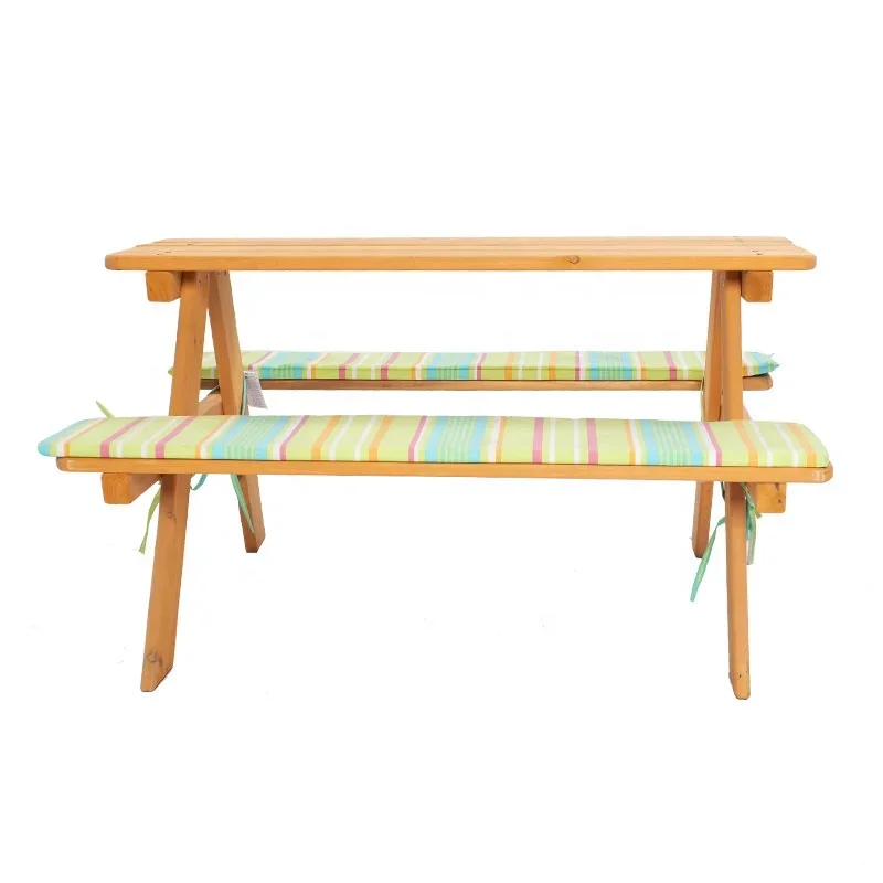 Kids Outdoor Bench - -Уличная мебель, деревянный детский стол и
