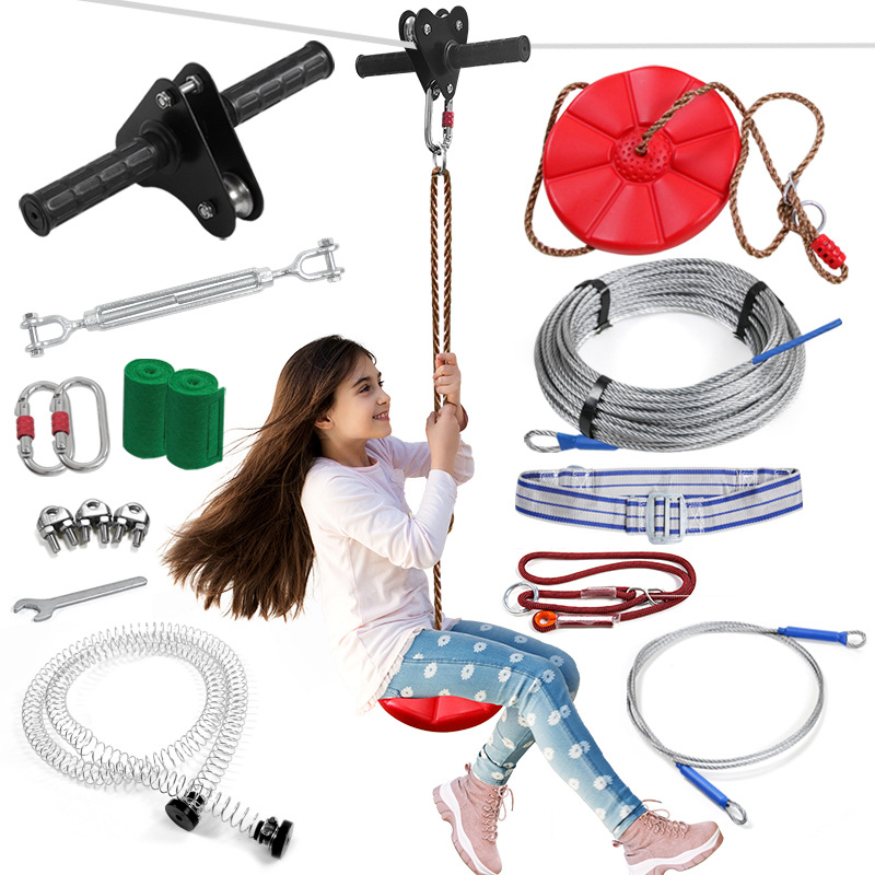 Набор для самостоятельной уста – обзор и цена Kids Outdoor Zipline
