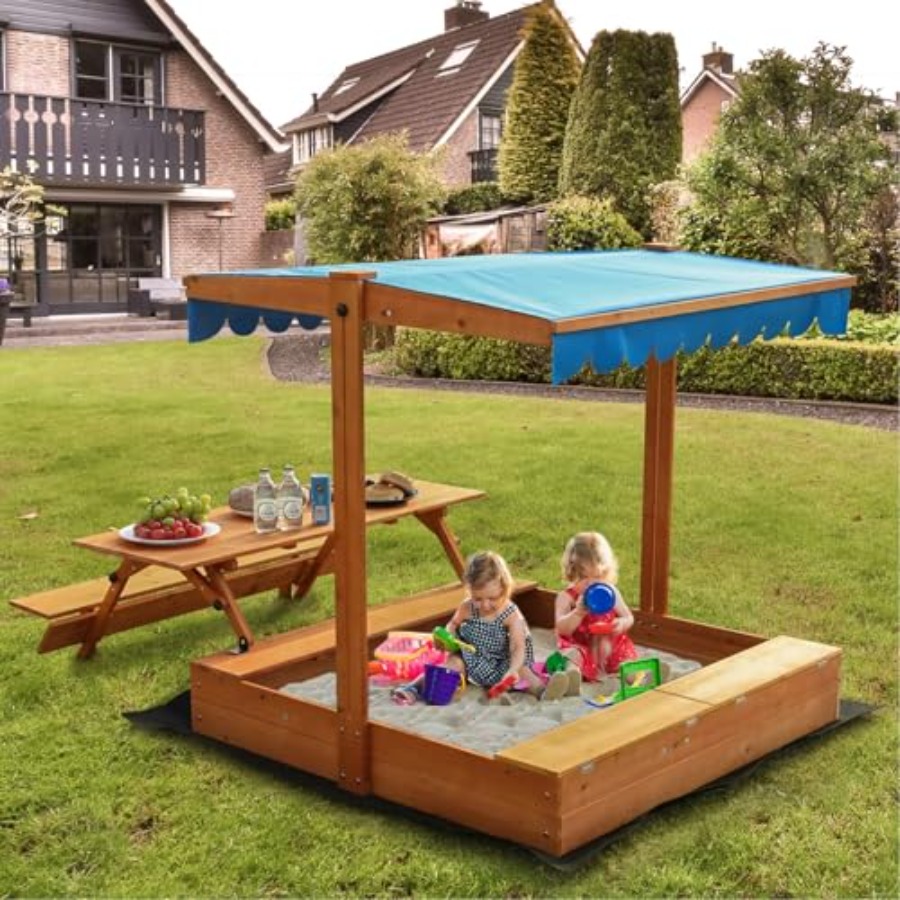 Детская деревянная песочница д – обзор и цена Kids Outdoor Bench