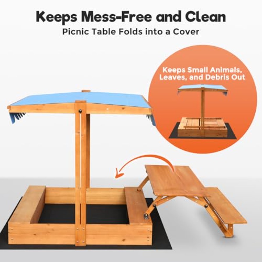 Детская деревянная песочница д – обзор и цена Kids Outdoor Bench