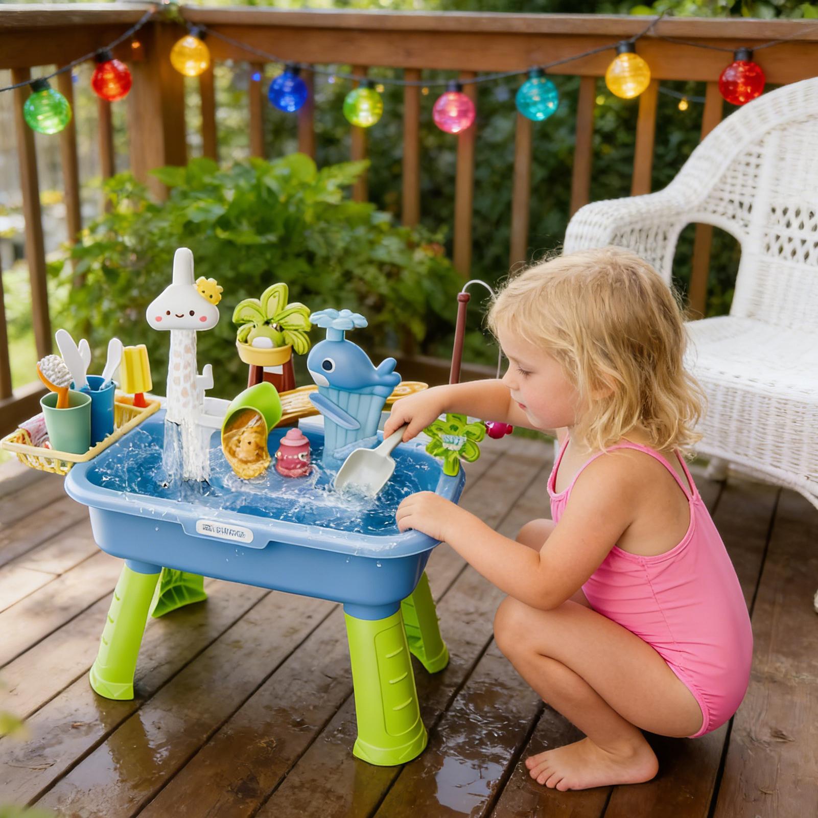 Детские кухонные игрушки: элек – обзор и цена Kids Outdoor Water Play Table