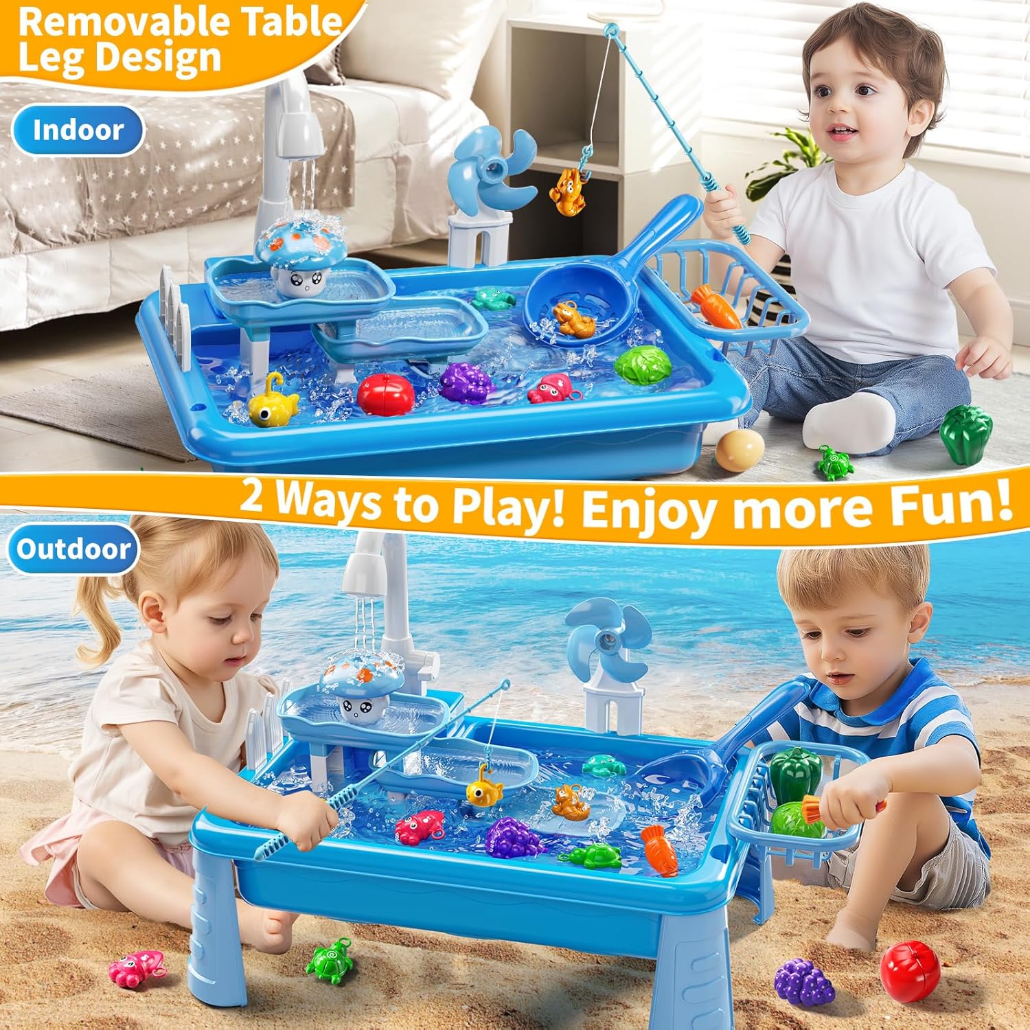 Водный столик для малышей с на – обзор и цена Kids Outdoor Water Play Table