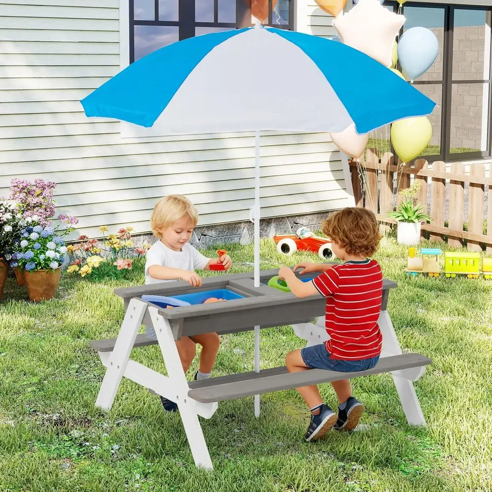 Трансформируемый деревянный ст – обзор и цена Kids Outdoor Water Play Table