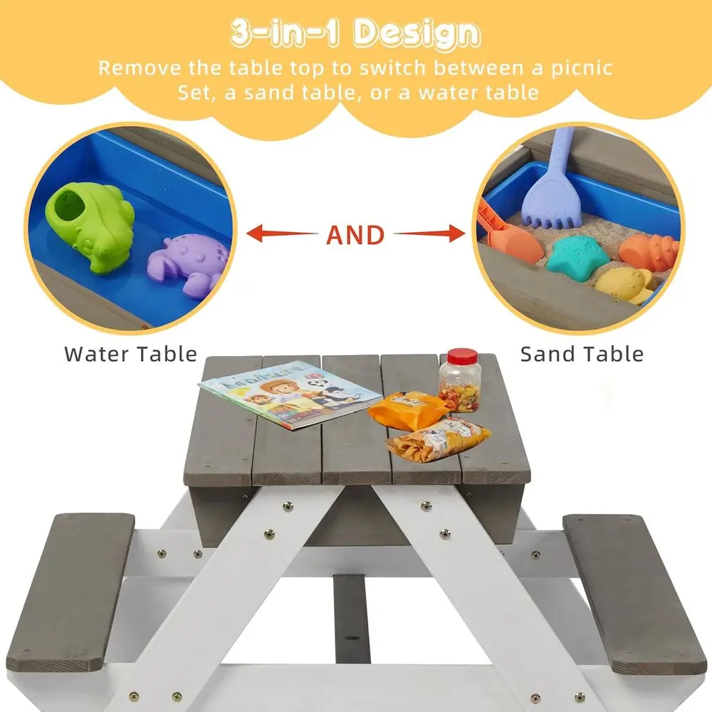 Трансформируемый деревянный ст – обзор и цена Kids Outdoor Water Play Table