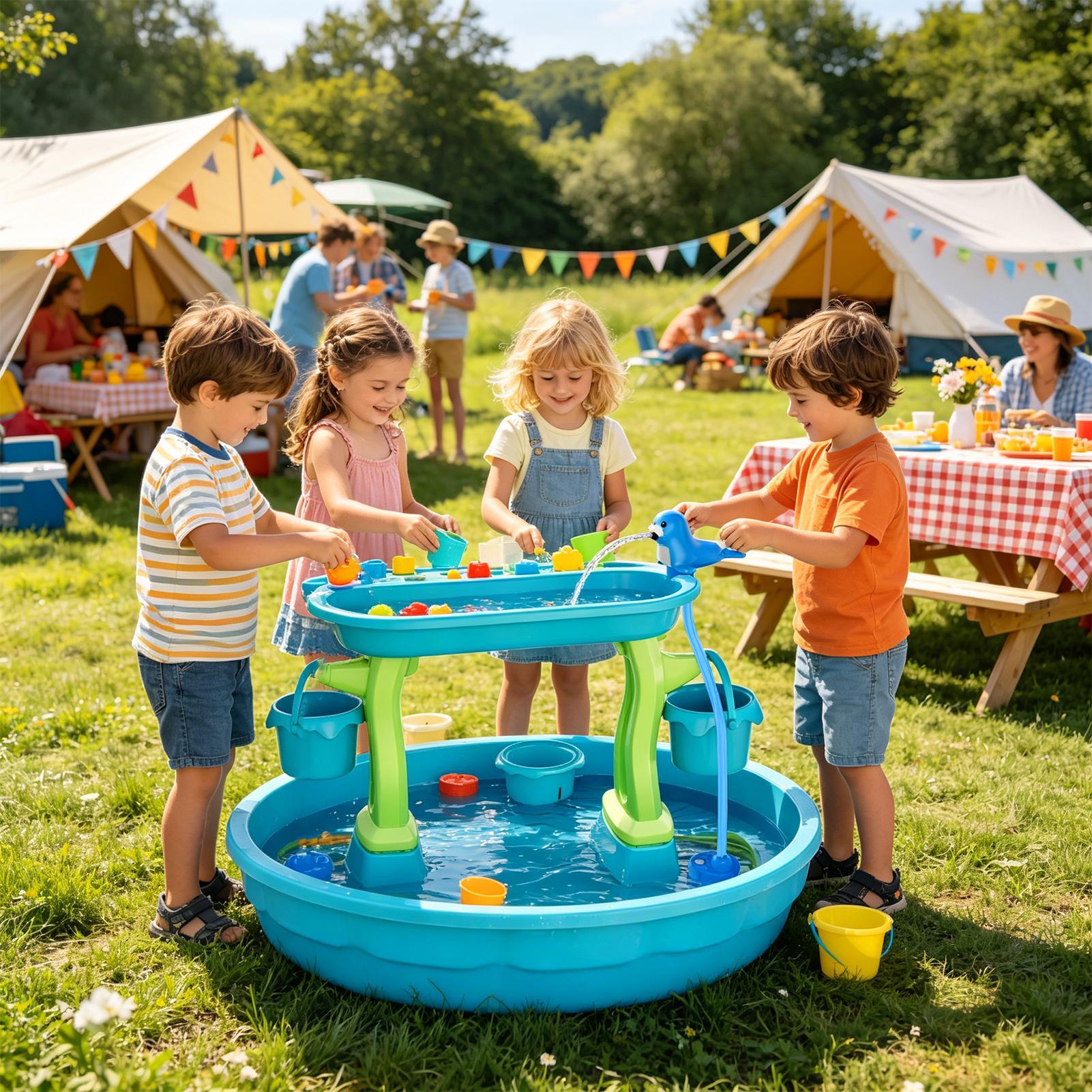 Перезаряжаемый водяной распыли – обзор и цена Kids Outdoor Water Play Table