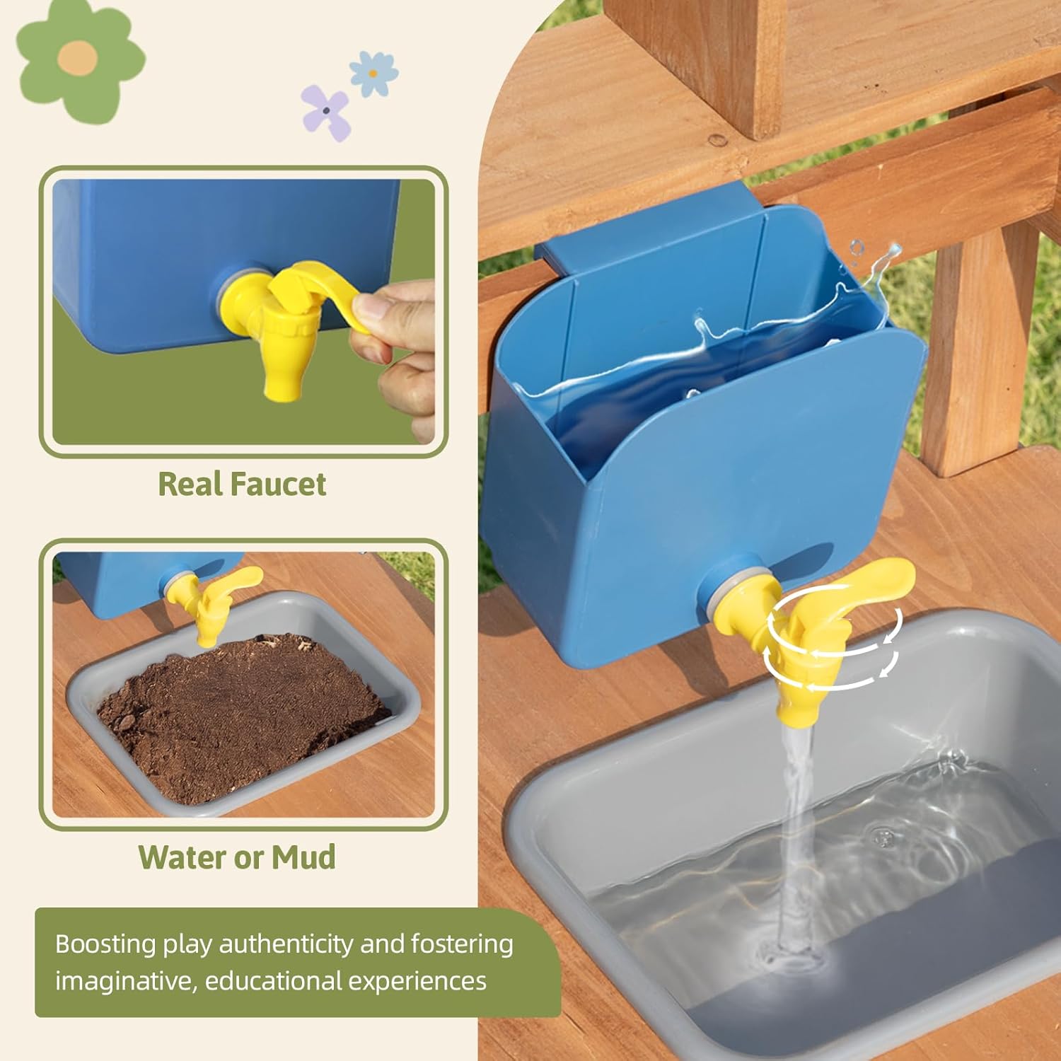 # Детский уличный игровой комп – обзор и цена Kids Outdoor Mud Kitchen