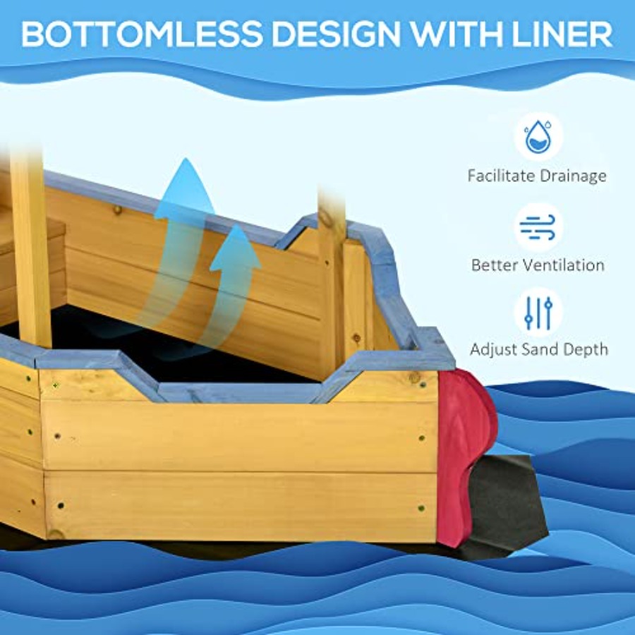 Детская деревянная песочница-л – обзор и цена Kids Outdoor Bench