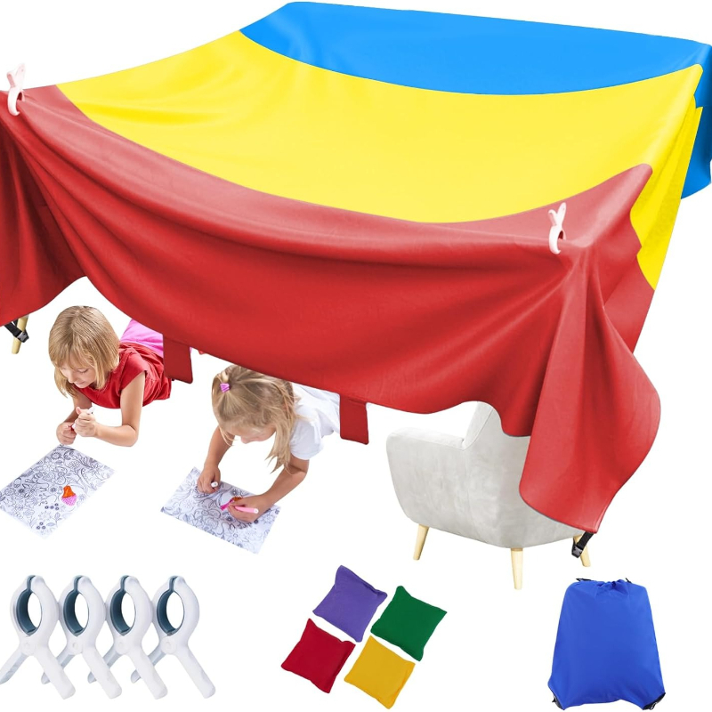 Новый набор для постройки детс – обзор и цена Kids Outdoor Fort Building Kit