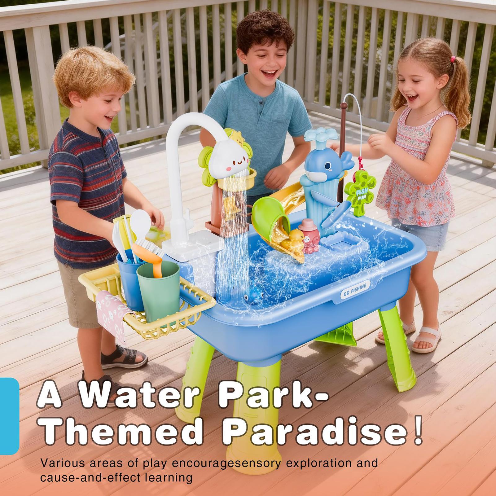 Детский многофункциональный пл – обзор и цена Kids Outdoor Water Play Table