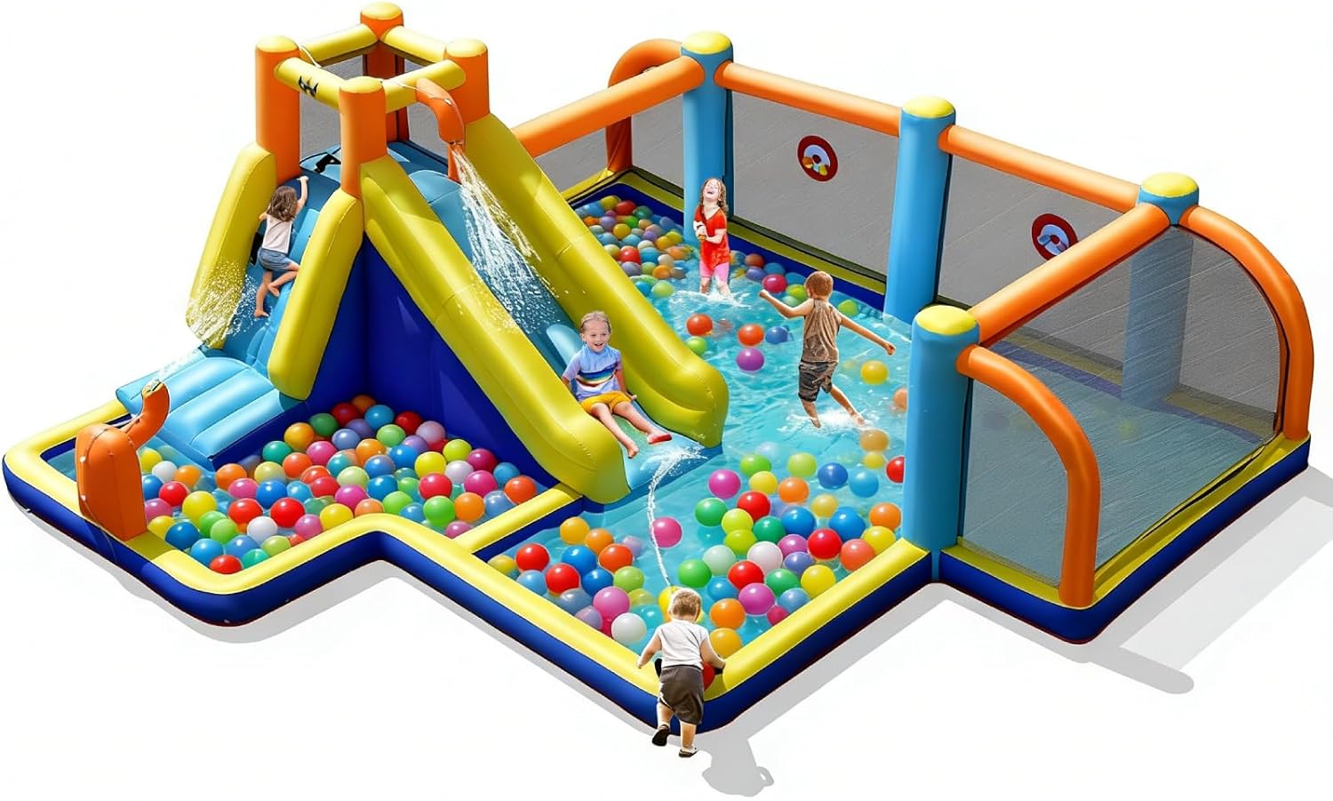 Надувная водная горка, надувно – обзор и цена Kids Outdoor Water Slide