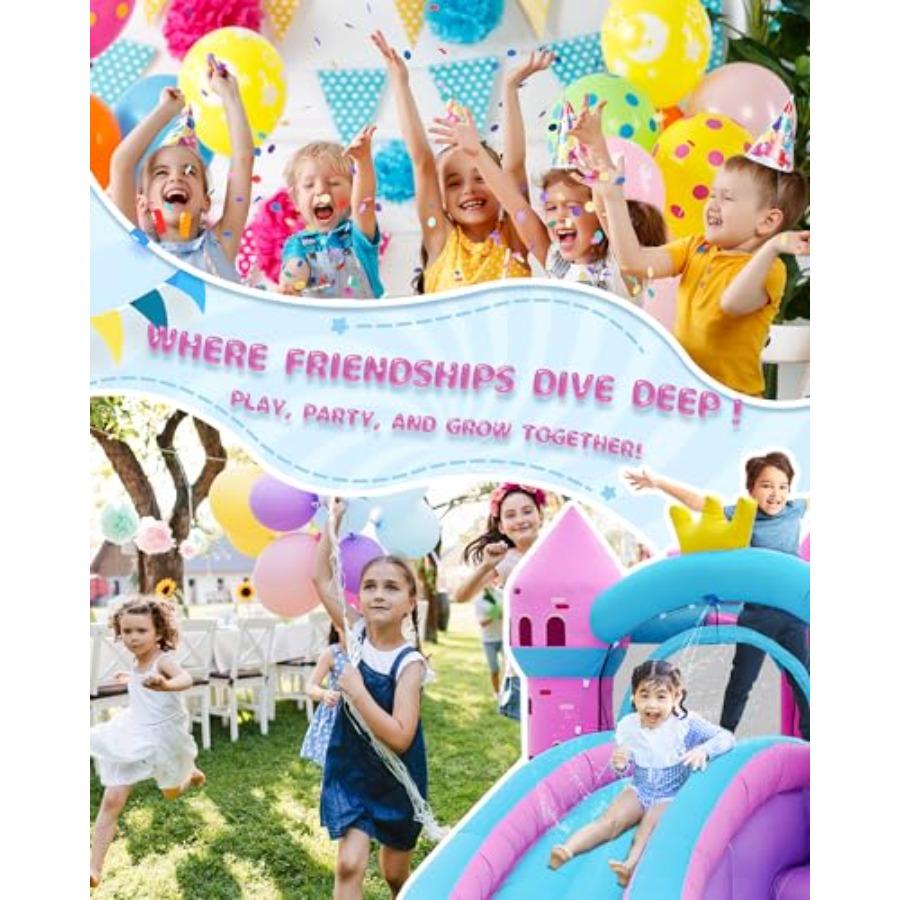 Надувная водная горка-батут дл – обзор и цена Kids Outdoor Water Slide